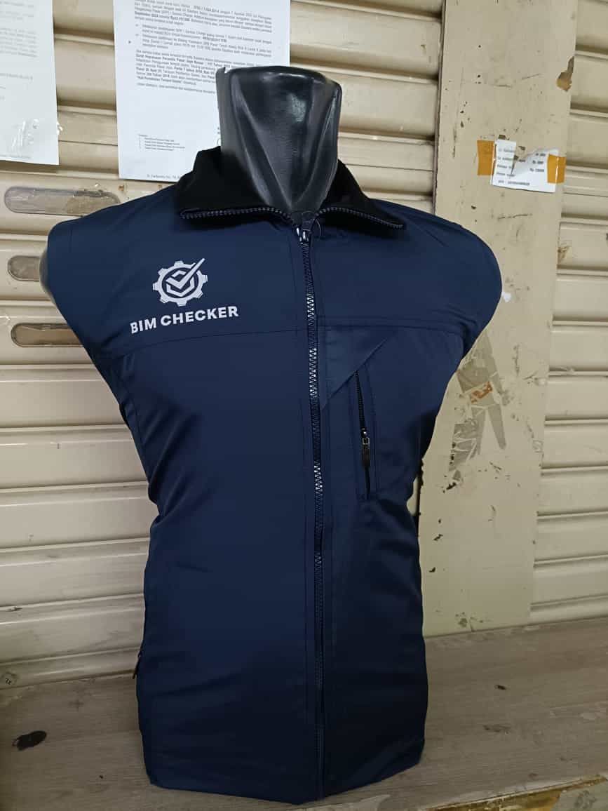 Rompi vest korporat PT Total Bangun Persada - produksi kilat konveksi Bandung