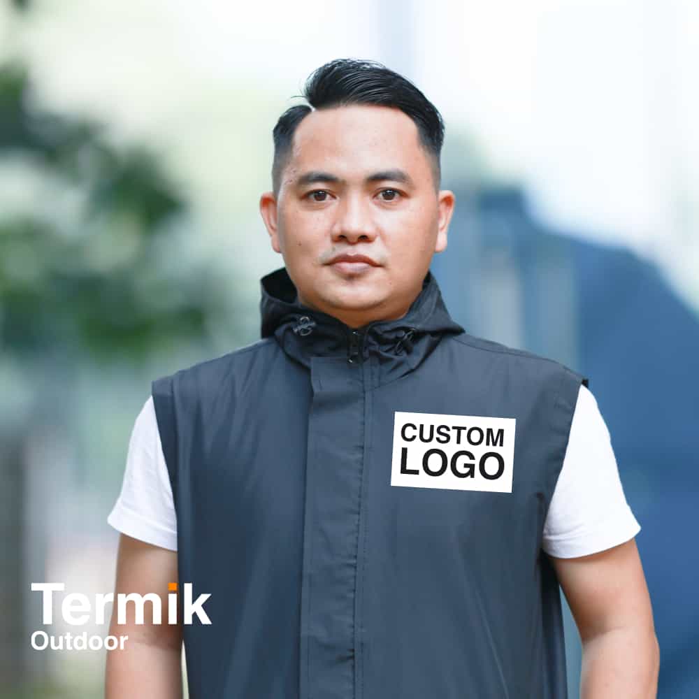 Rompi Outdoor Parasut Hoodie Custom